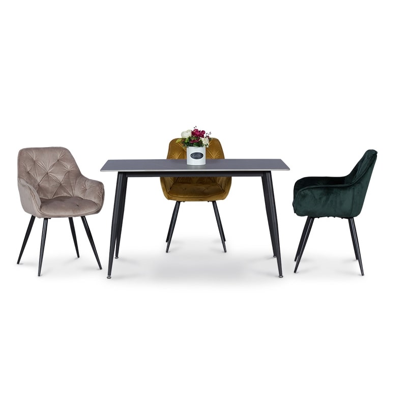 Трапезна маса Carmen Rome сив